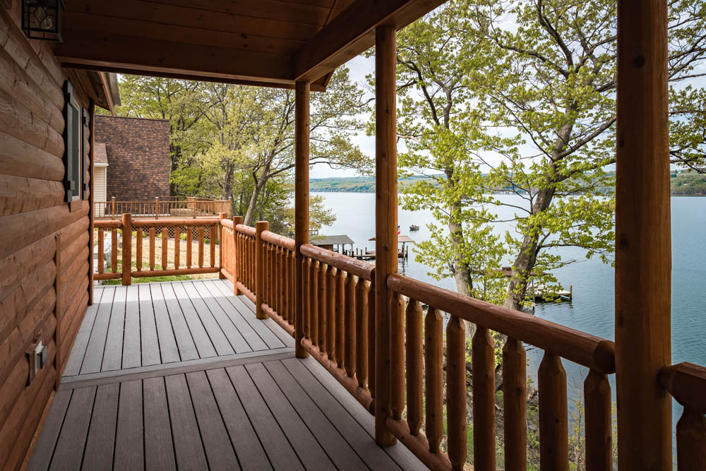 Lakefront Cottage deck view 3